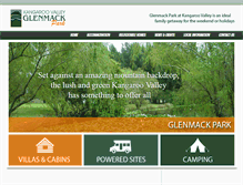 Tablet Screenshot of glenmack.com.au